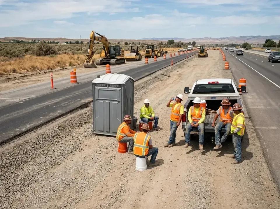 highway-road-construction-crew-007 — frequently asked questions, Porta Potty and Restroom Rentals in Farmington, MO